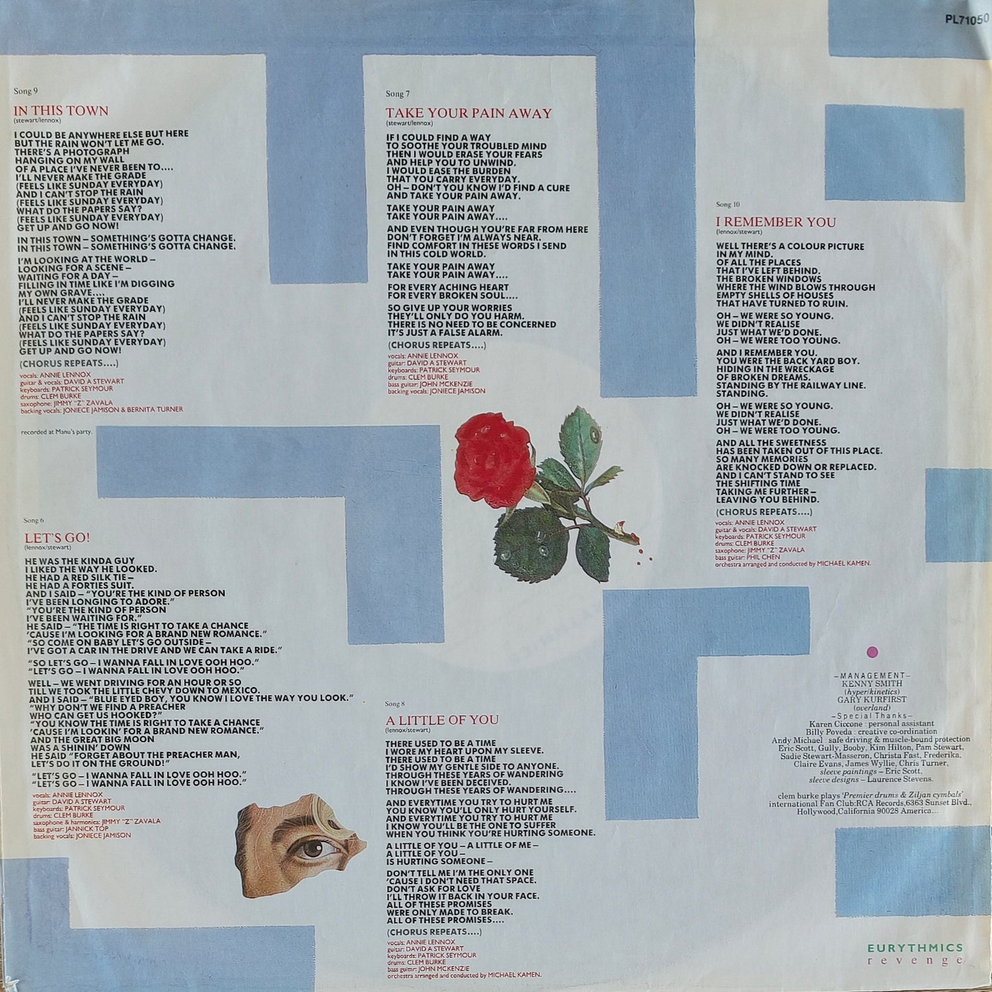 EURYTHMICS - Revenge