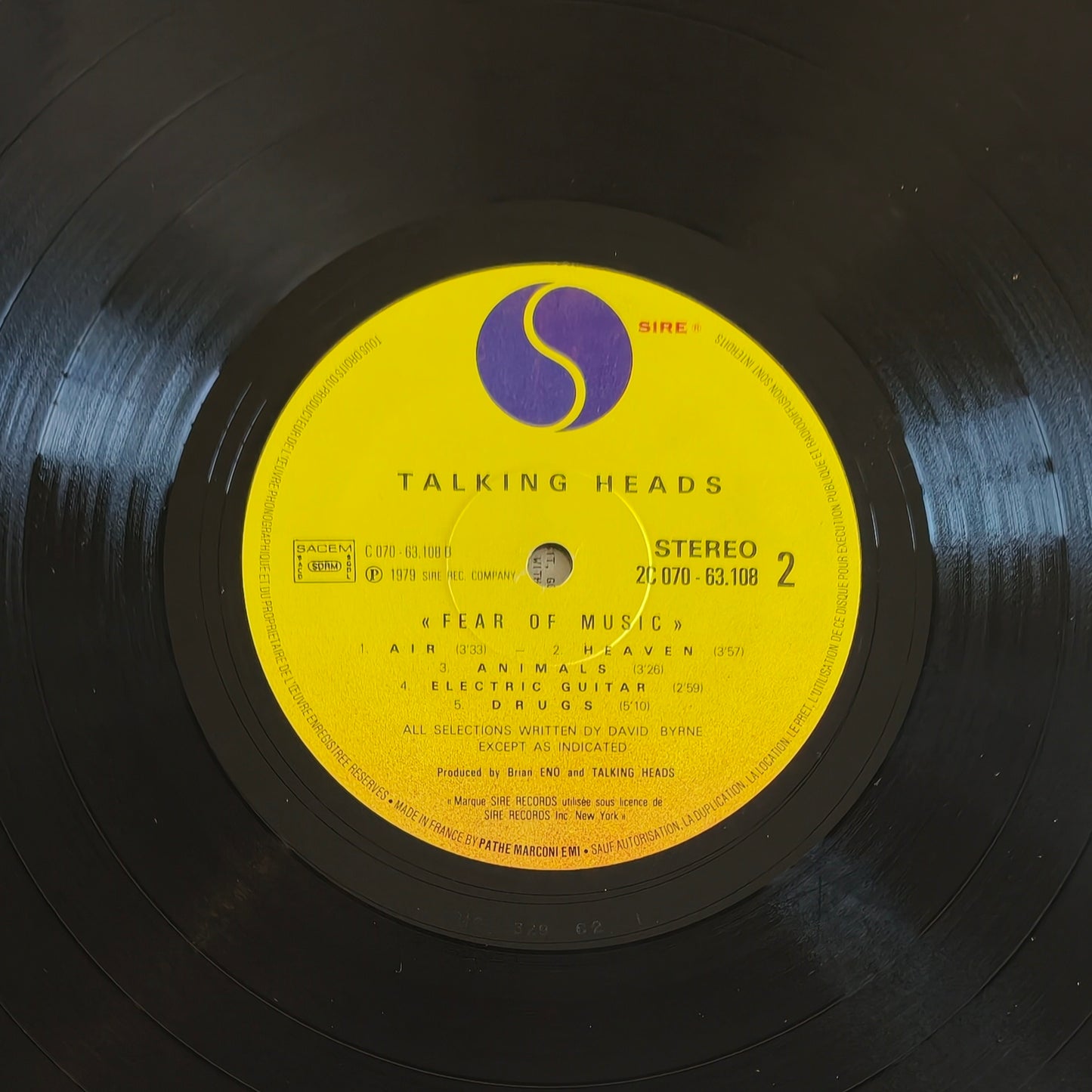 TALKING HEADS - Fear Of Music