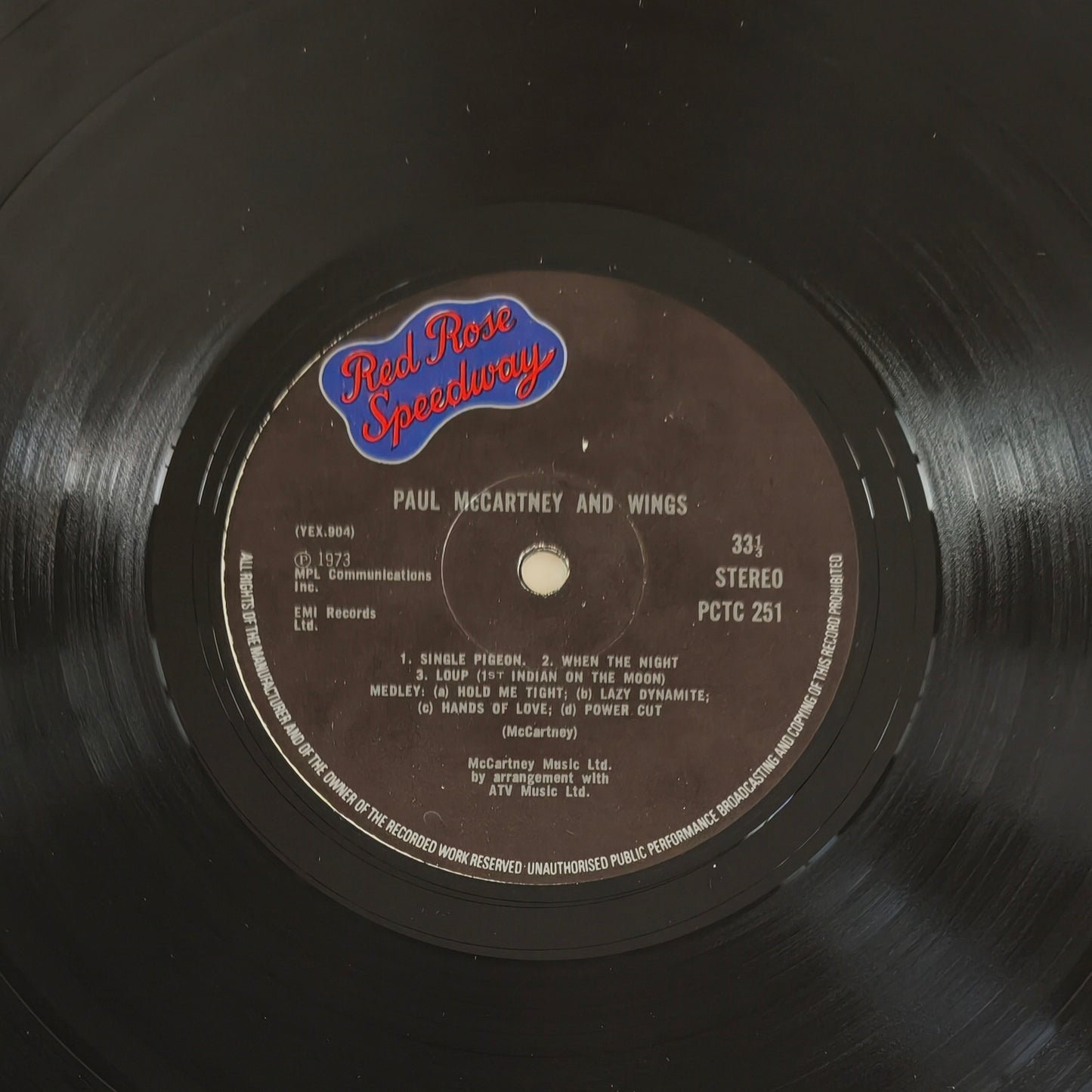 PAUL McCARTNEY & WINGS - Red Rose Speedway (Pressage UK)