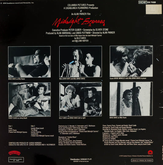 GIORGIO MORODER - Midnight Express (Music From The Original Motion Picture Soundtrack)