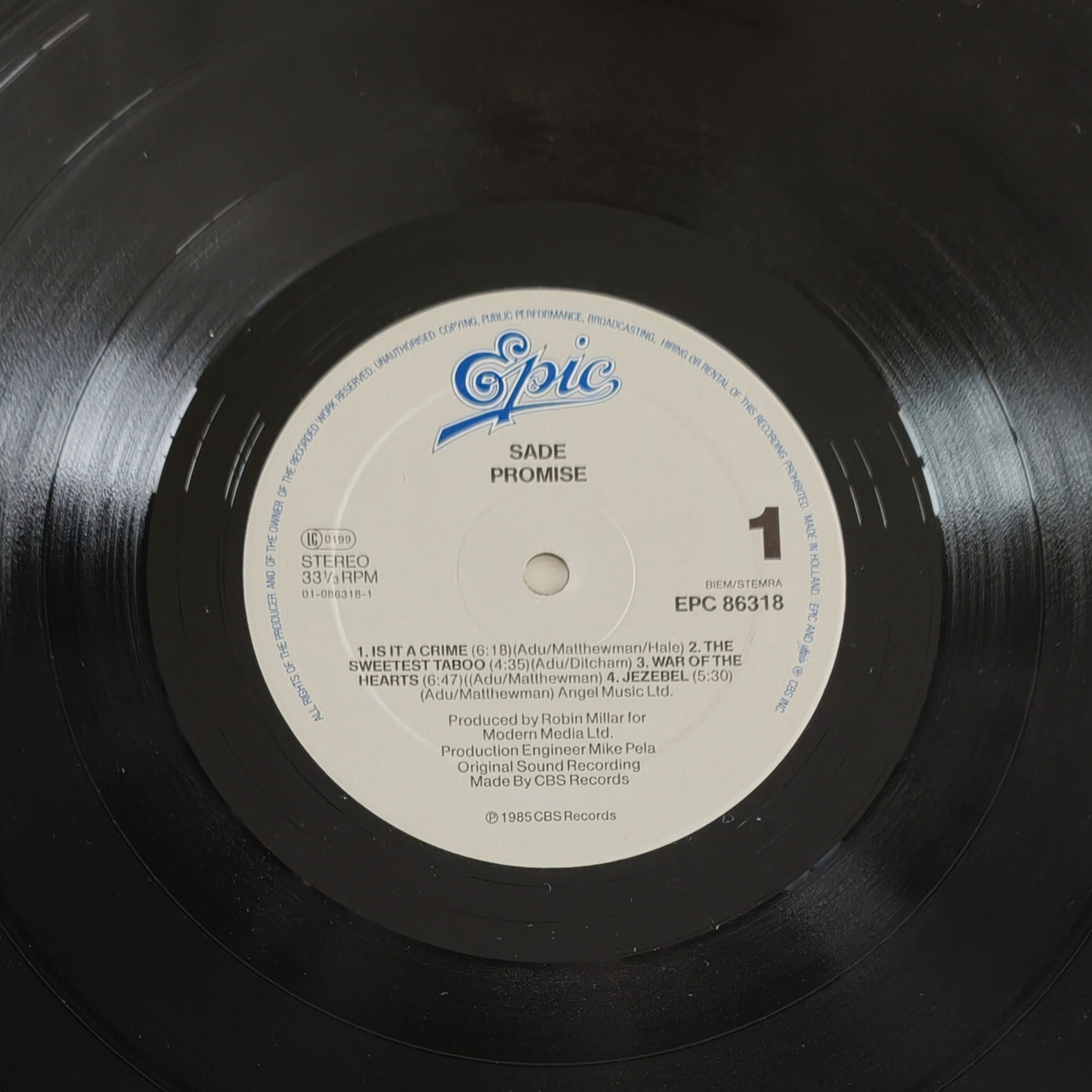 SADE - Promise