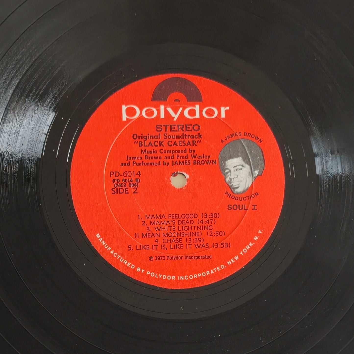 JAMES BROWN - Black Caesar (Original Soundtrack) (Pressage US 1973)
