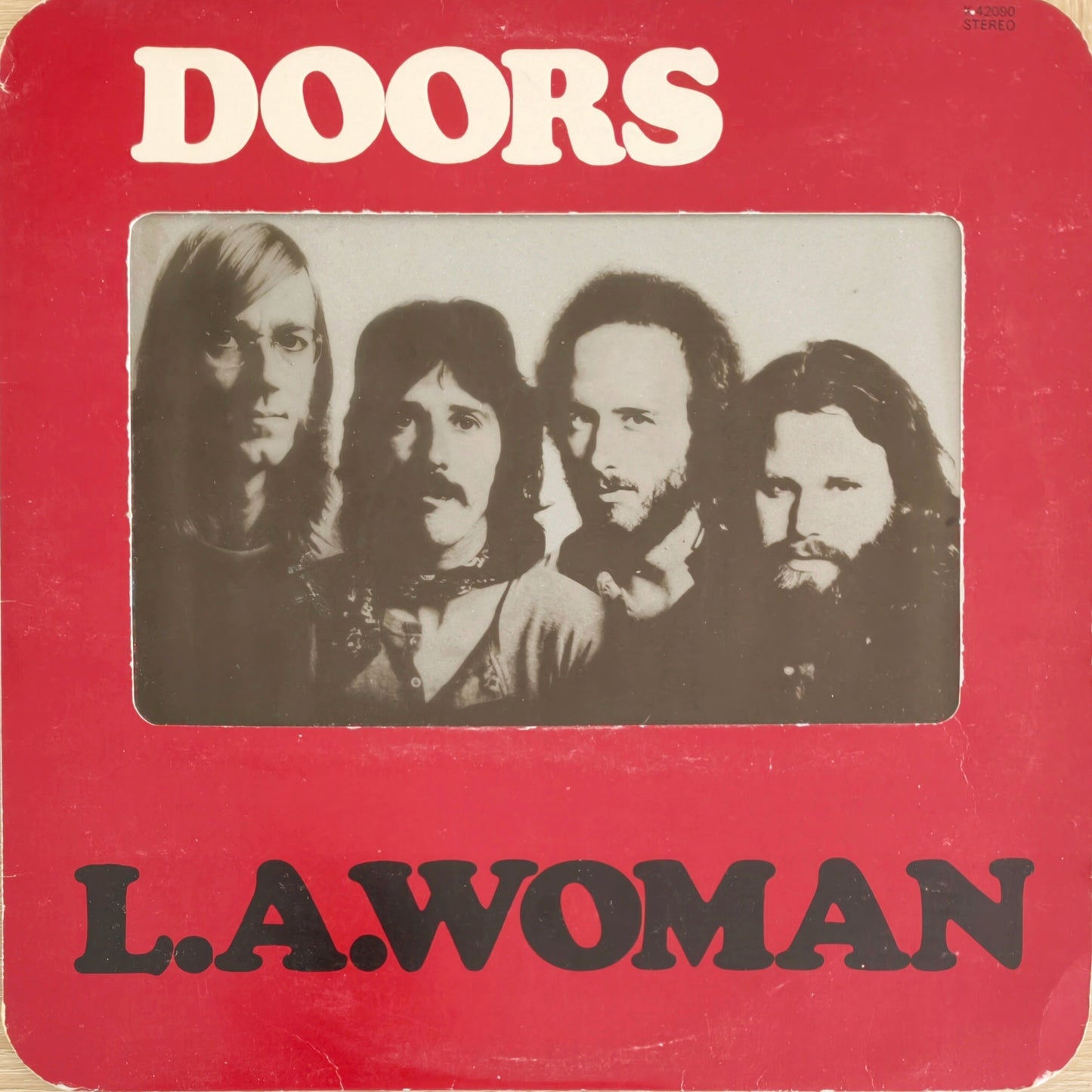 THE DOORS - L.A. Woman (Pressage France 1971 avec pochette  rhodoïd / diapo)