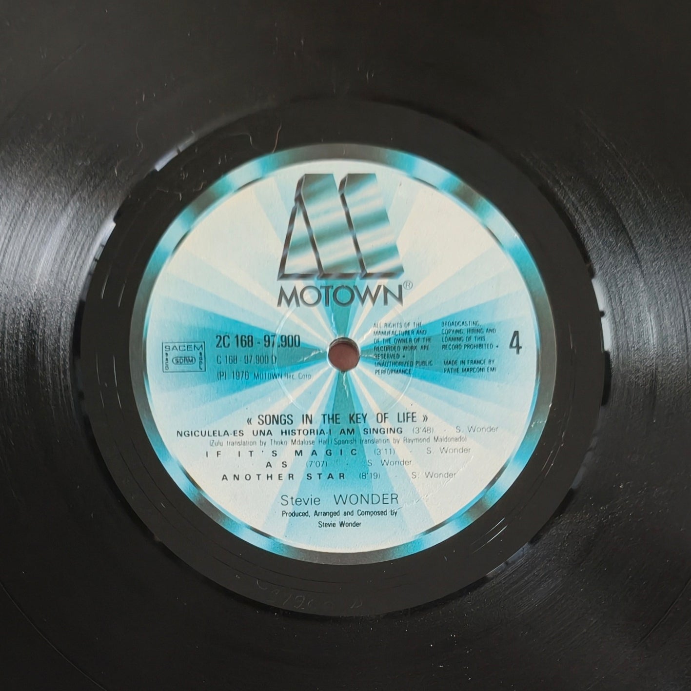 STEVIE WONDER - Songs In The Key Of Life (+45 tours)