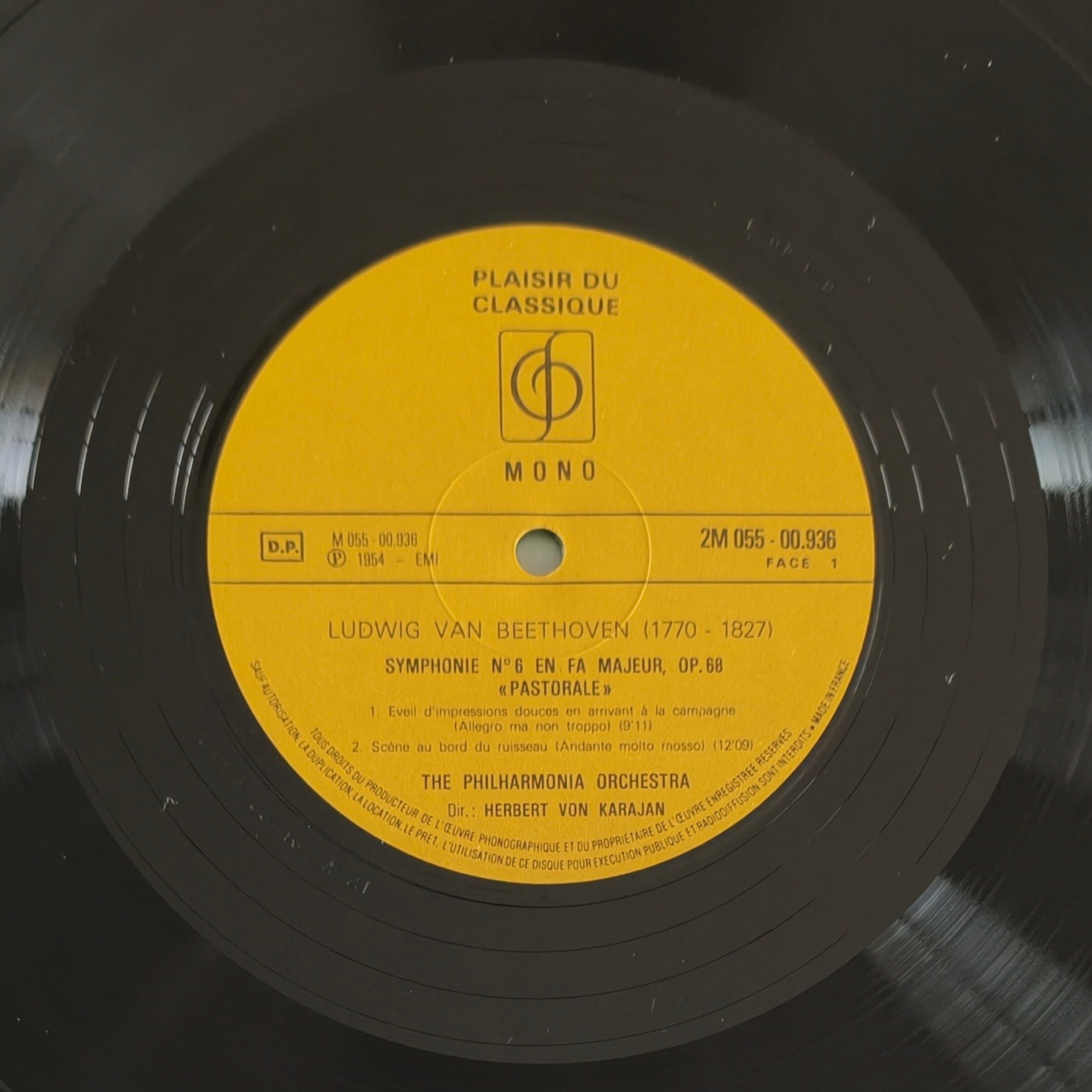 BEETHOVEN, THE PHILHARMONIA ORCHESTRA, HERBERT VON KARAJAN - Symphonie Pastorale, Symphonie N°6 En Fa Majeur Op.68