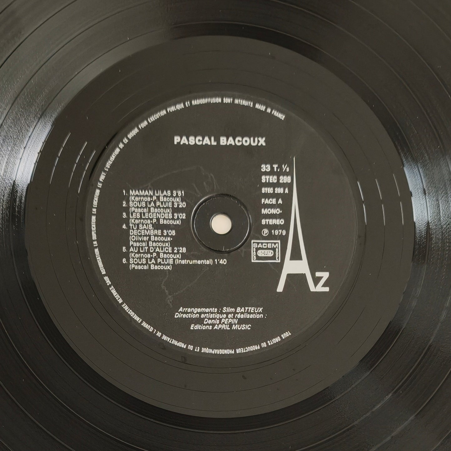 PASCAL BACOUX - Maman Lilas