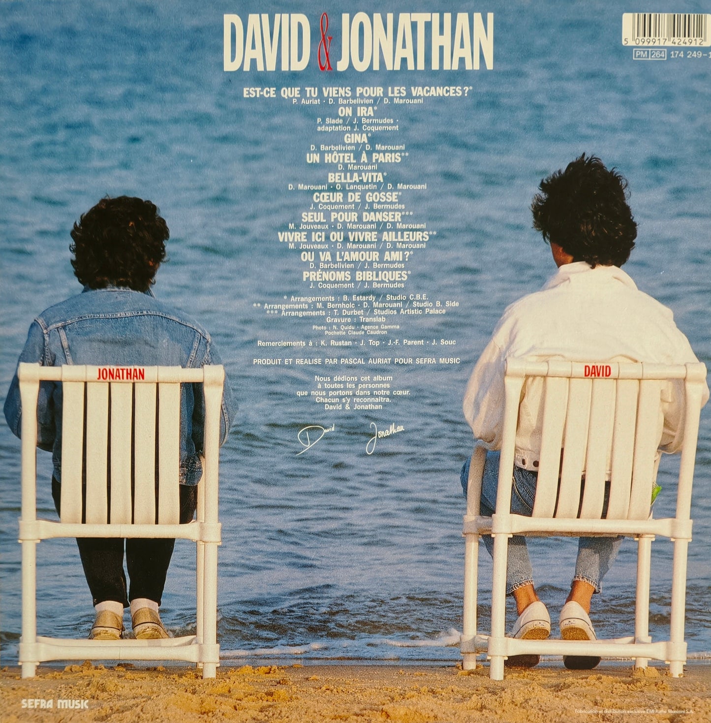 DAVID & JONATHAN - Coeur De Gosse