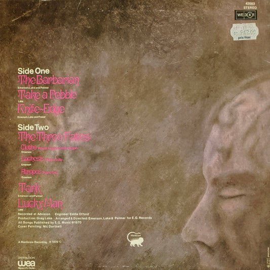 EMERSON LAKE & PALMER - Emerson Lake & Palmer