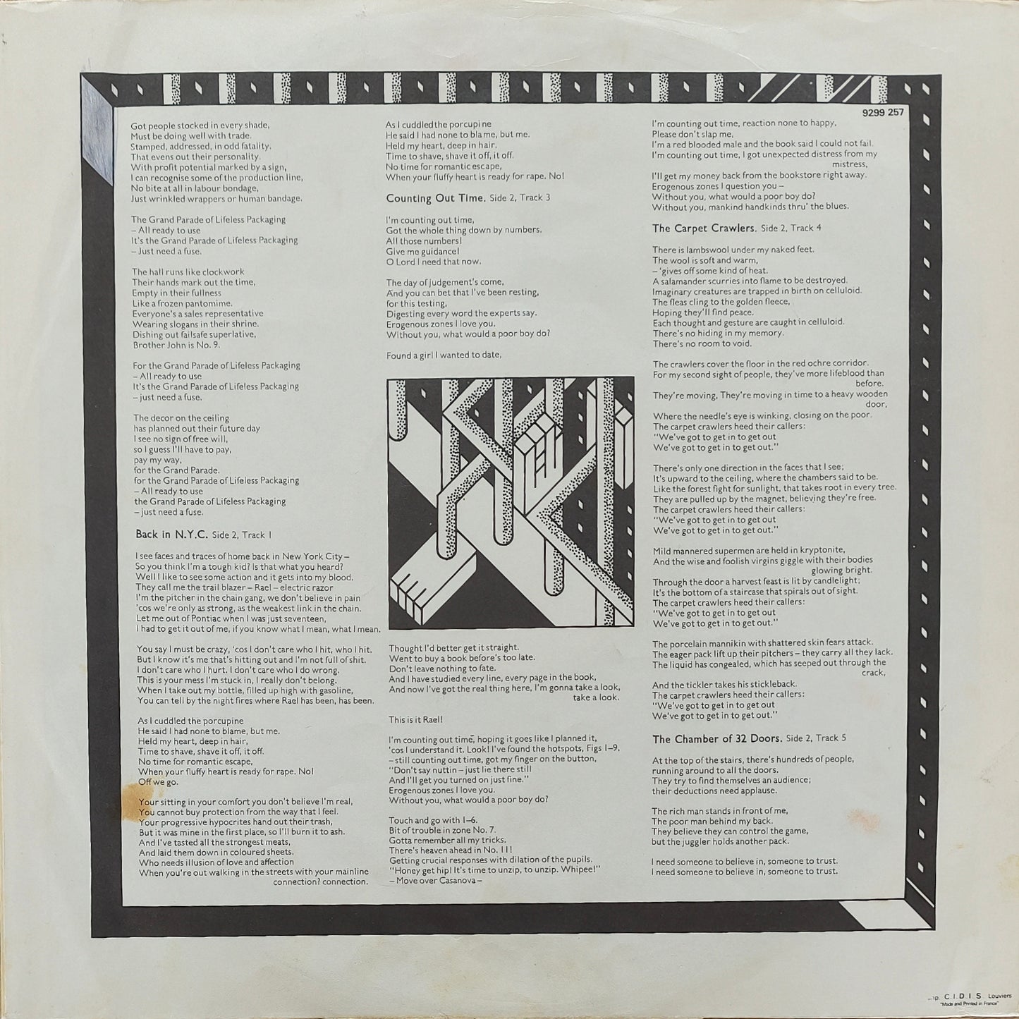 GENESIS - The Lamb Lies Down On Broadway