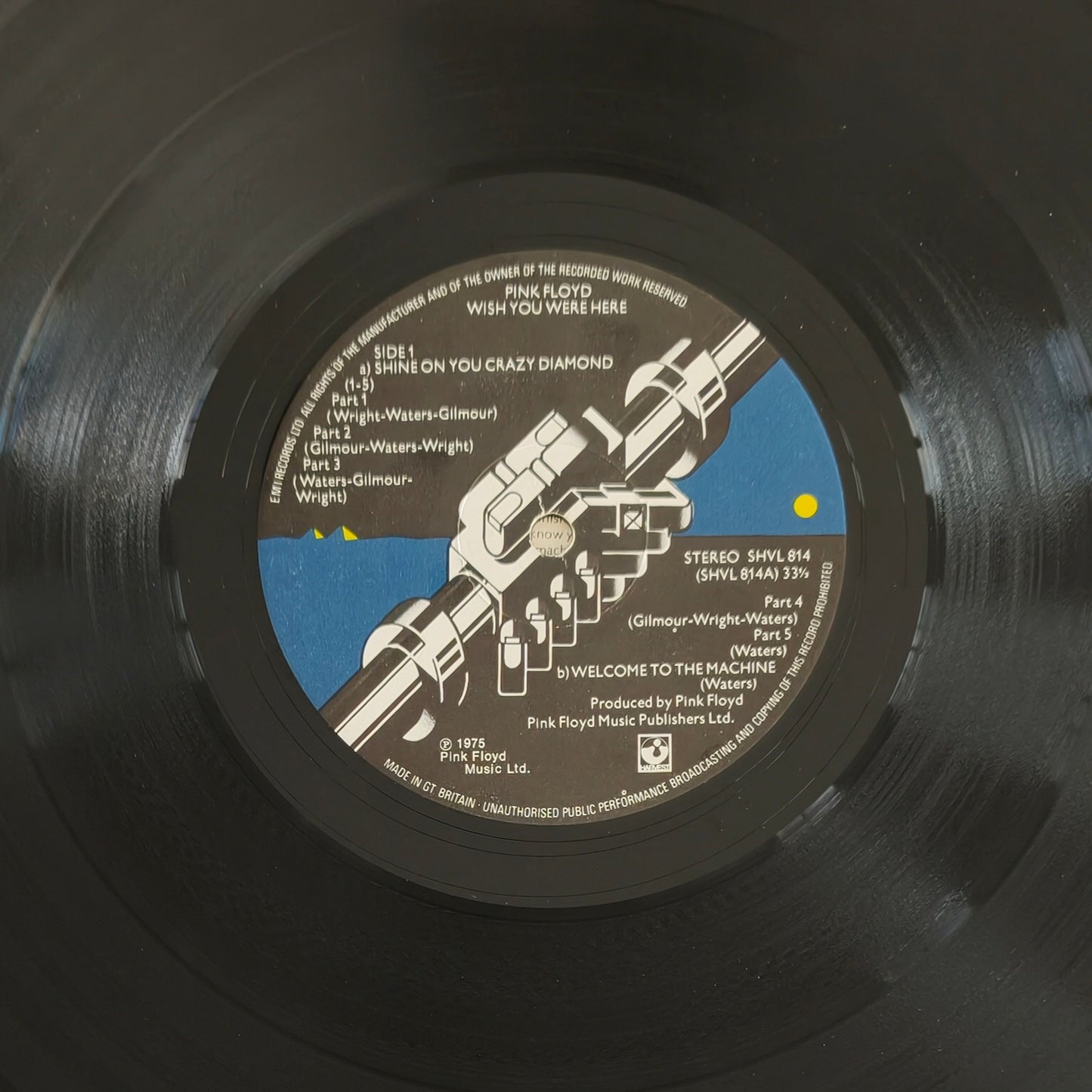 PINK FLOYD - Wish You Were Here (Pressage UK 1975)