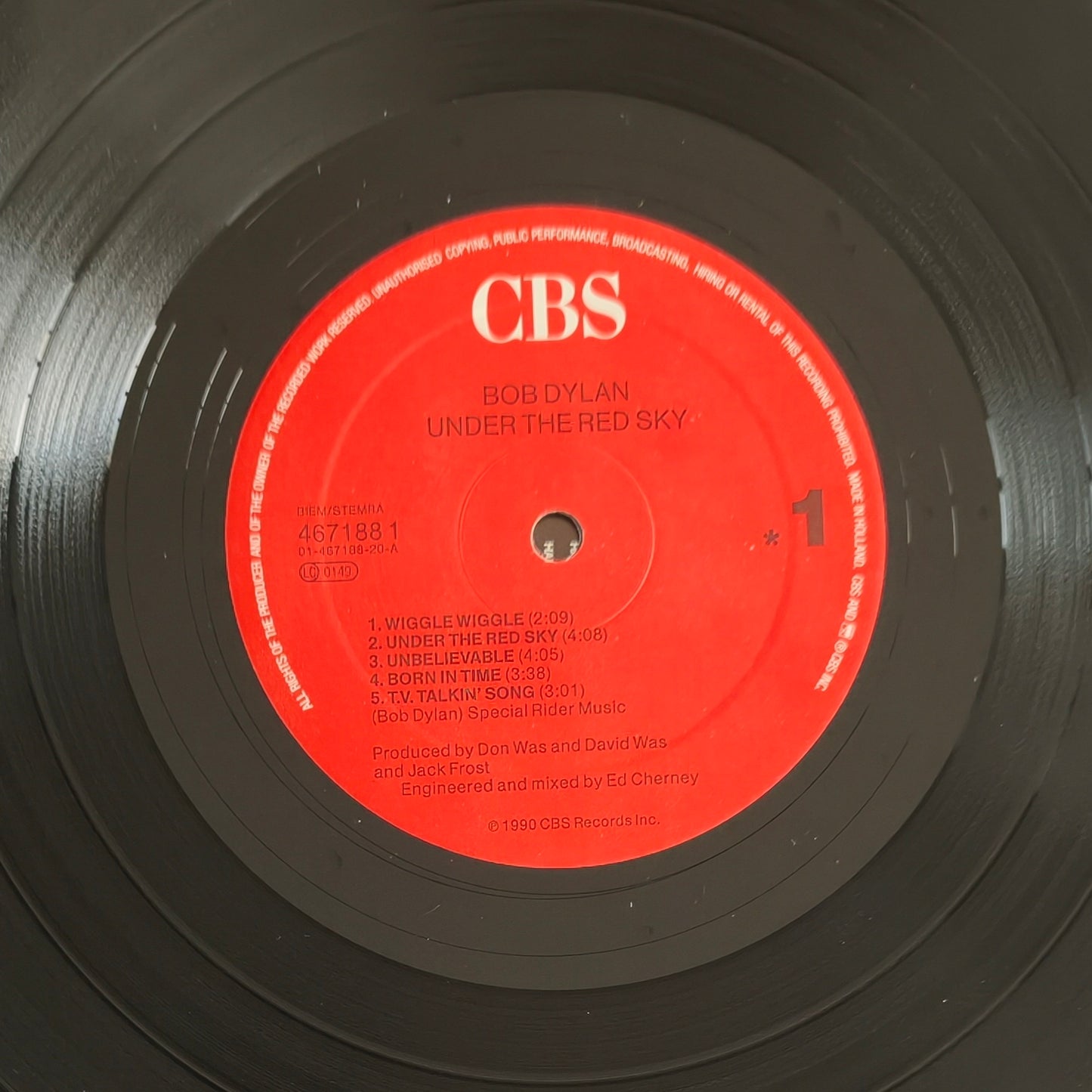 BOB DYLAN - Under the Red Sky