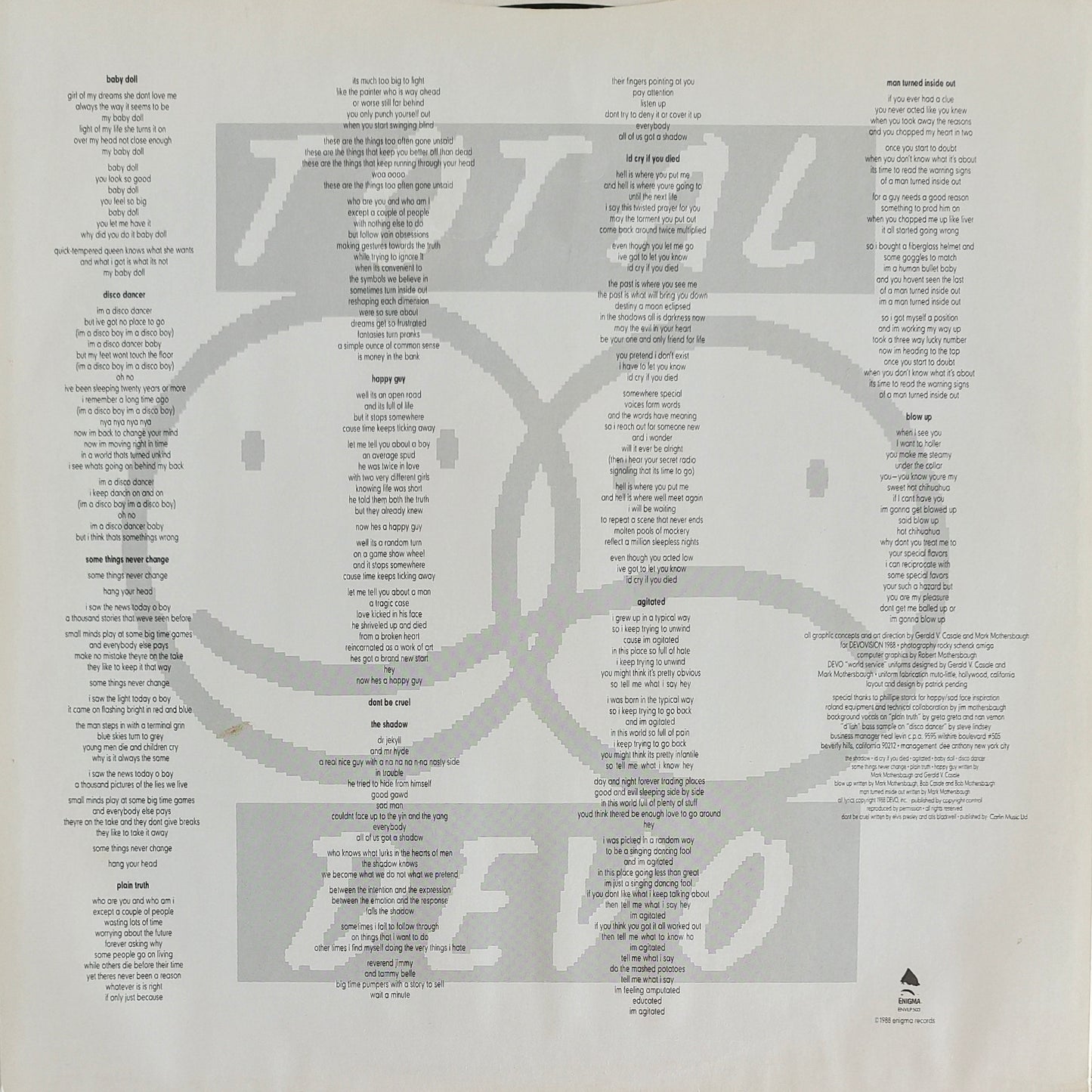 DEVO - Total Devo (Pressage UK)