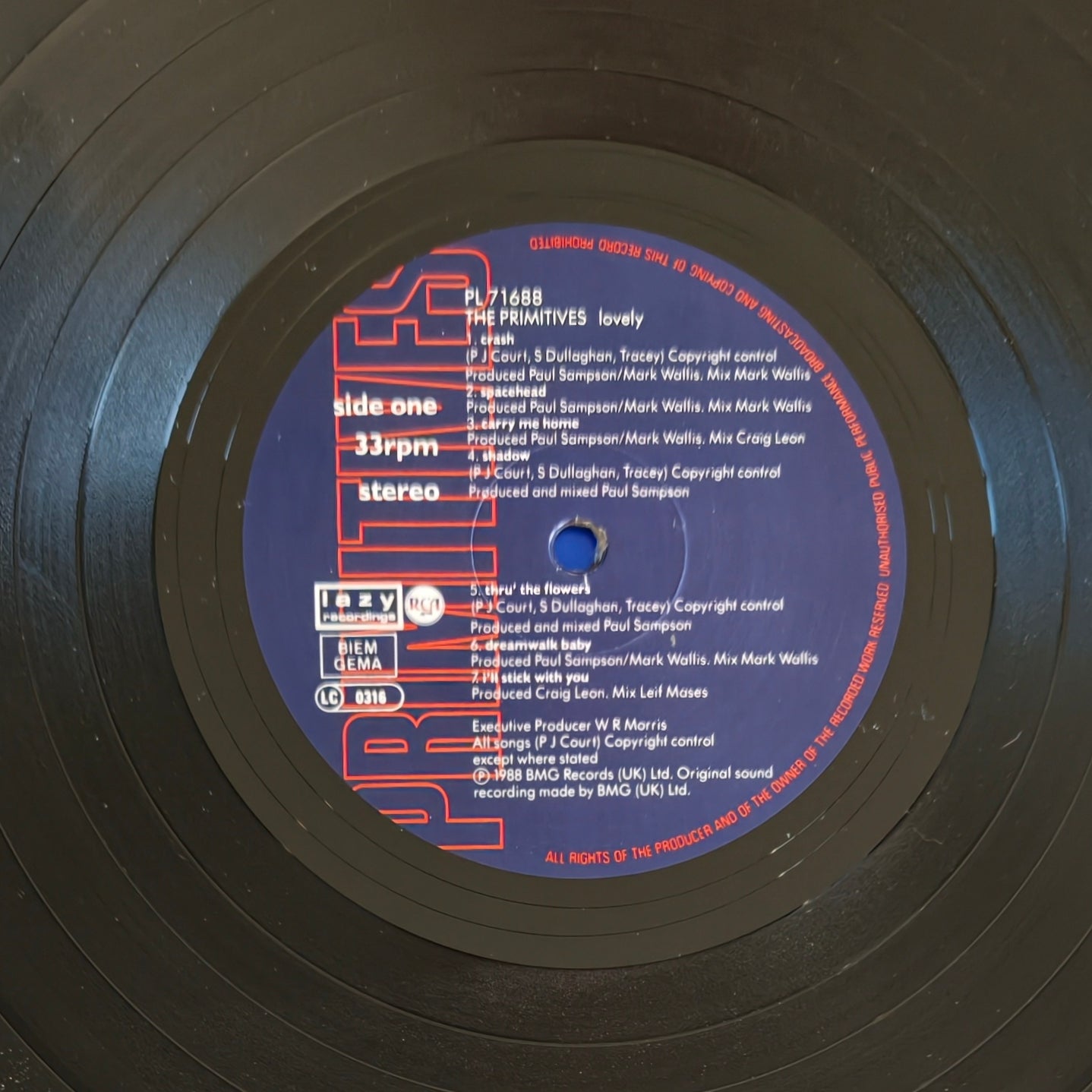 THE PRIMITIVES - Lovely