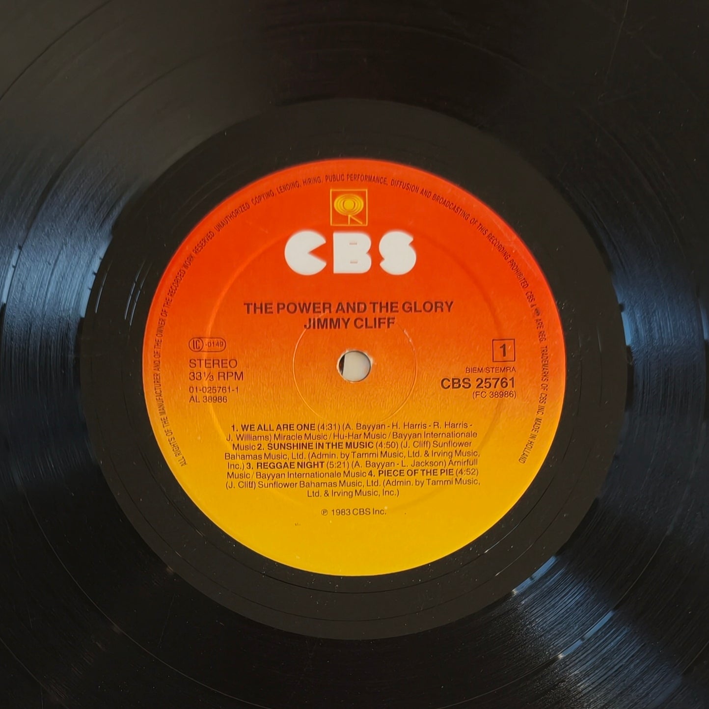 JIMMY CLIFF - The Power And The Glory