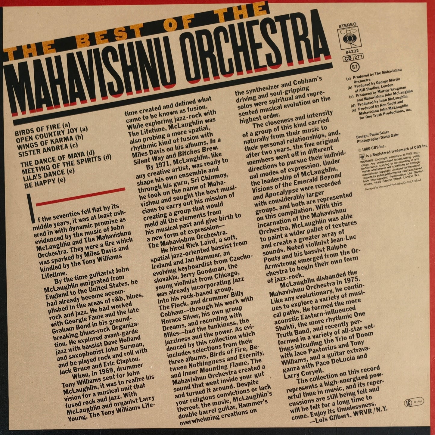 MAHAVISHNU ORCHESTRA - The Best Of The Mahavishnu Orchestra