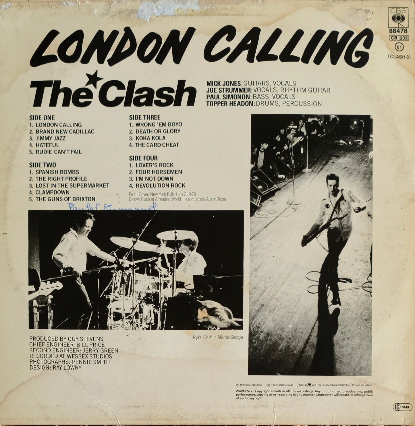 THE CLASH - London Calling