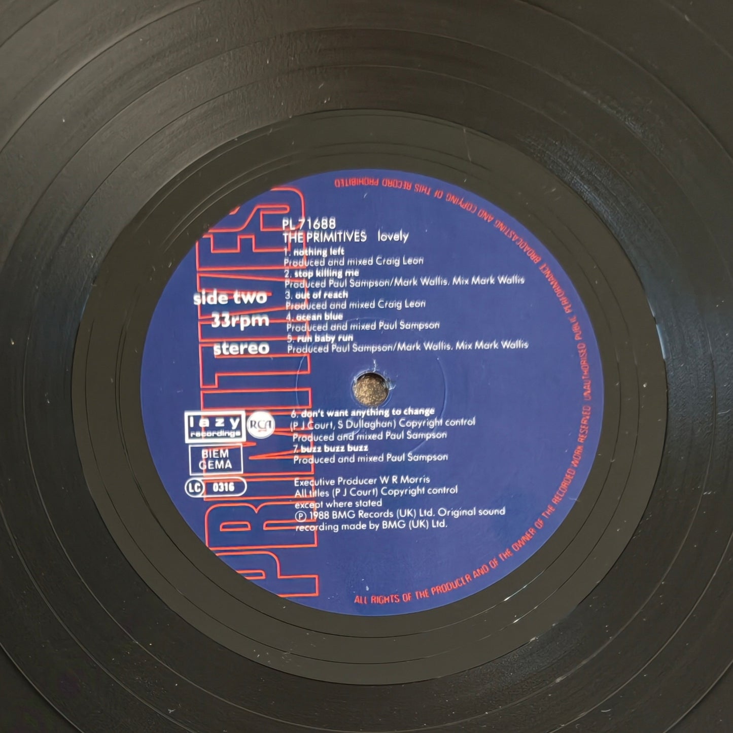 THE PRIMITIVES - Lovely