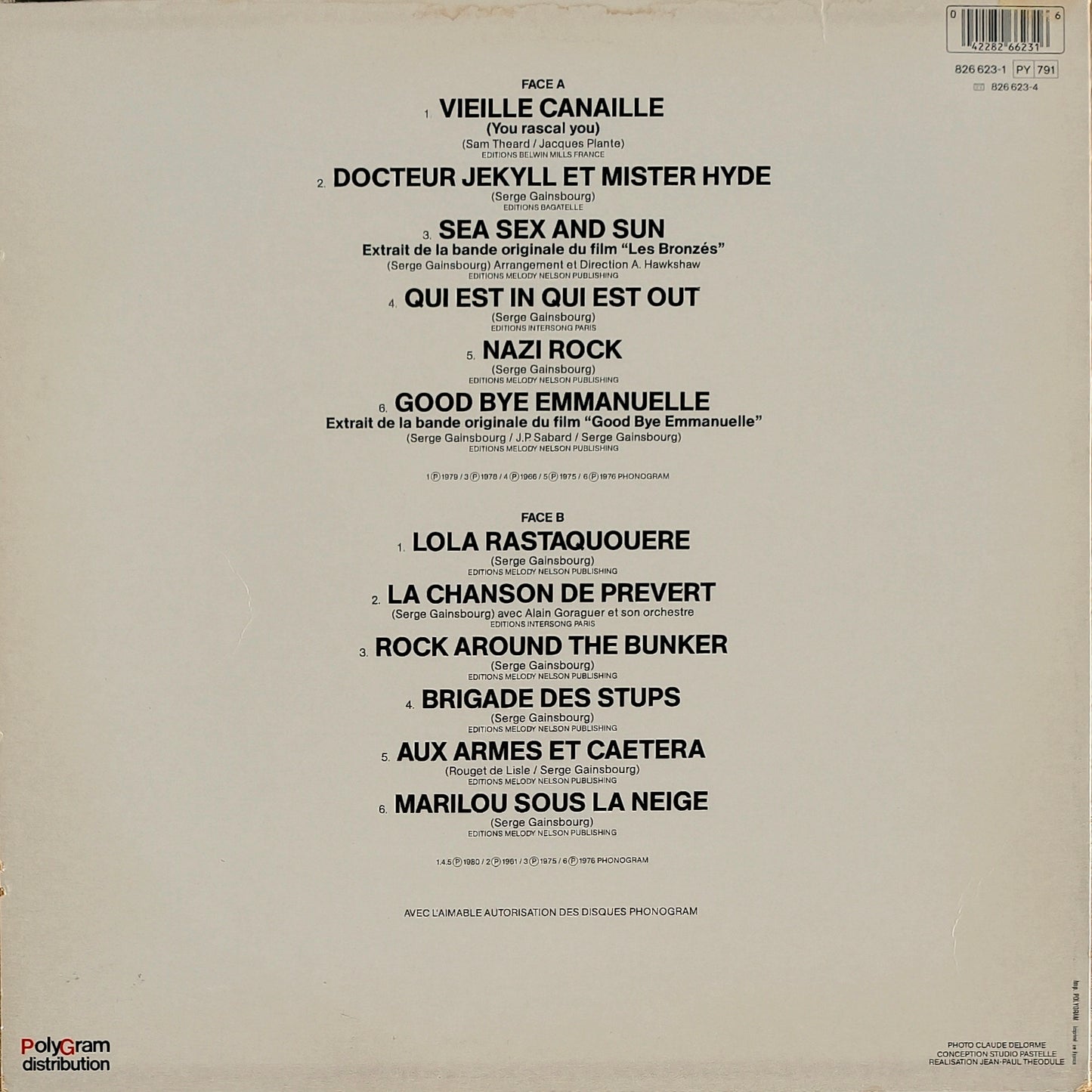 SERGE GAINSBOURG - Serge Gainsbourg Volume 2