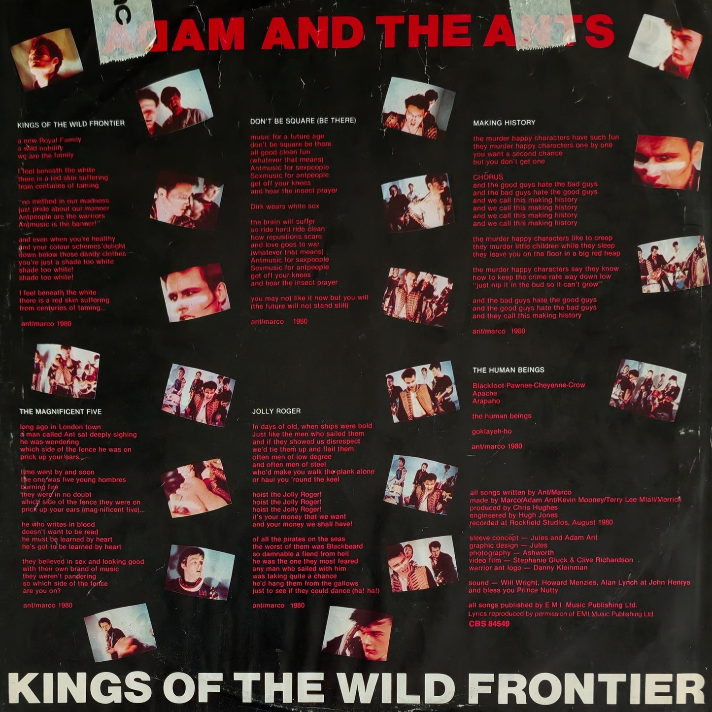 ADAM AND THE ANTS - Kings Of The Wild Frontier