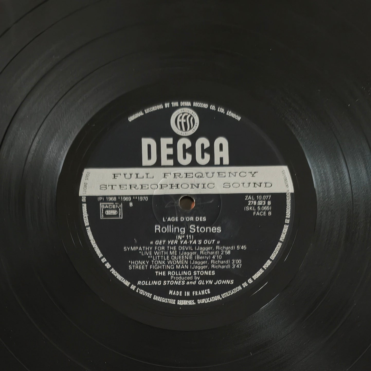 THE ROLLING STONES - «L'âge D'or» Des Rolling Stones - Vol 11 - Get Yer Ya-Ya's Out