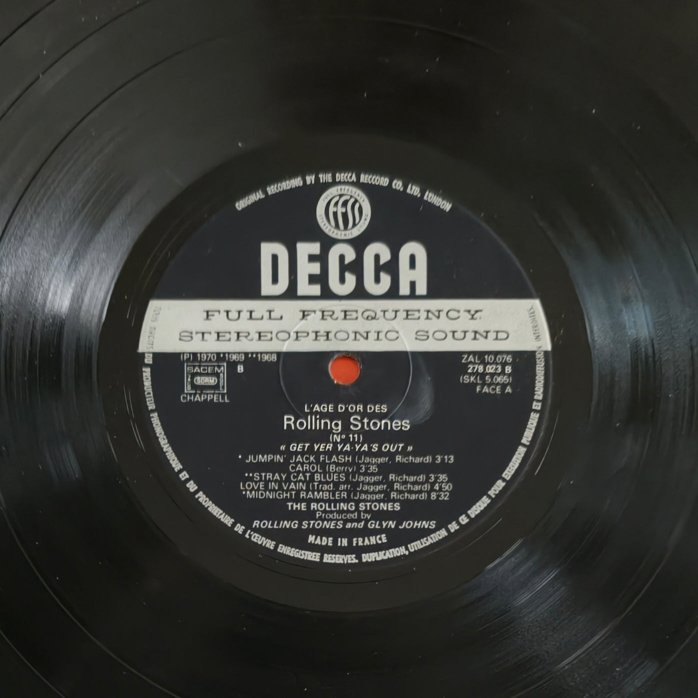 THE ROLLING STONES - «L'âge D'or» Des Rolling Stones - Vol 11 - Get Yer Ya-Ya's Out