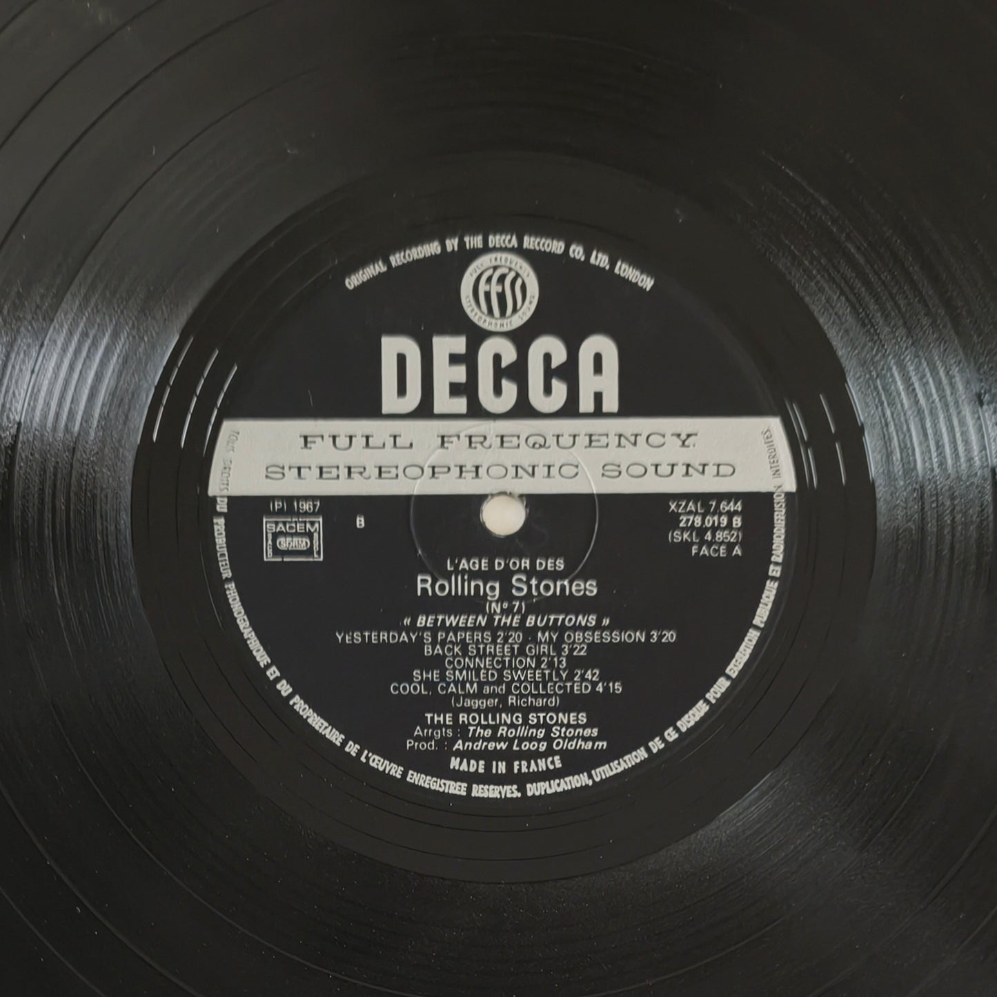 THE ROLLING STONES - «L'âge D'or» Des Rolling Stones - Vol 7 - Between The Buttons