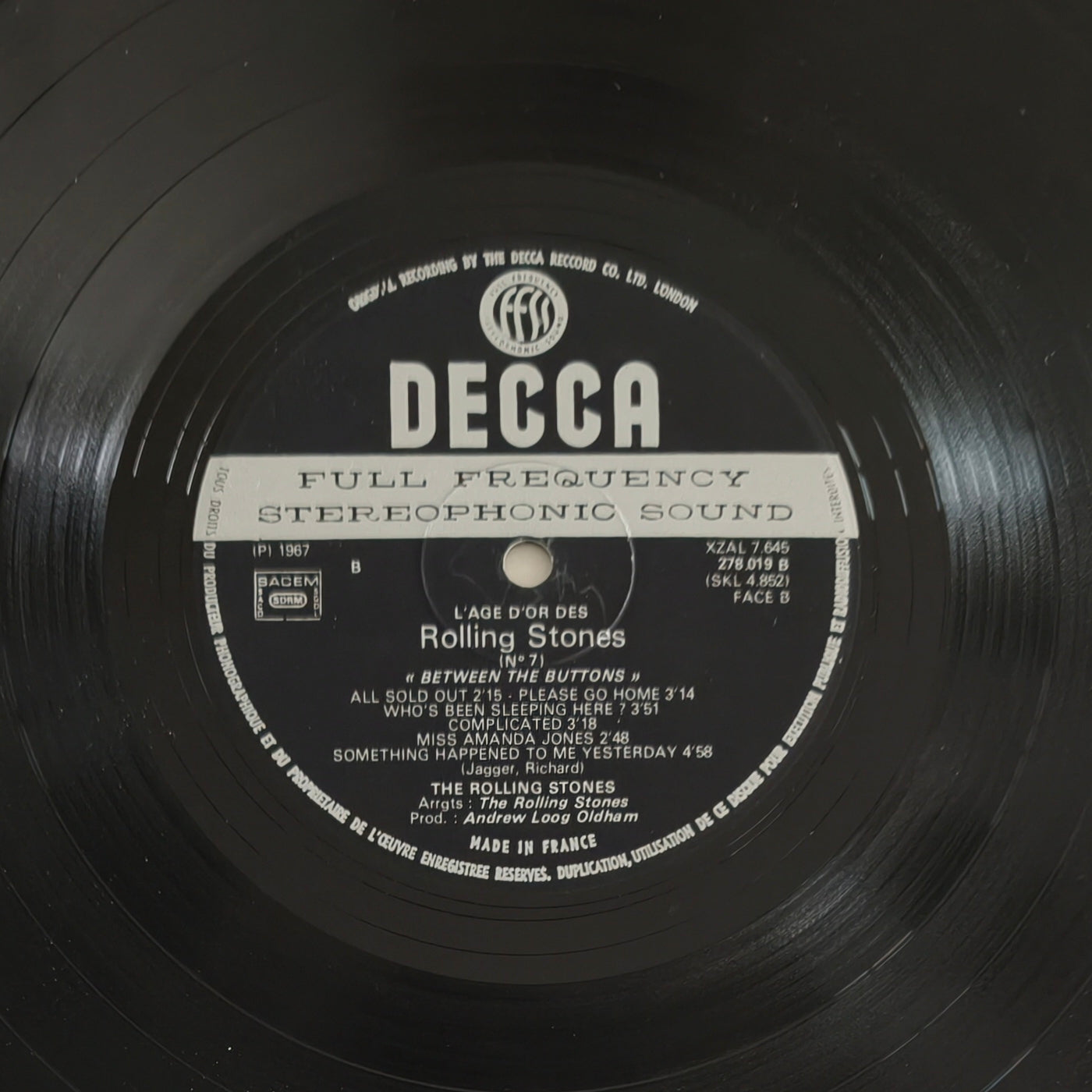 THE ROLLING STONES - «L'âge D'or» Des Rolling Stones - Vol 7 - Between The Buttons
