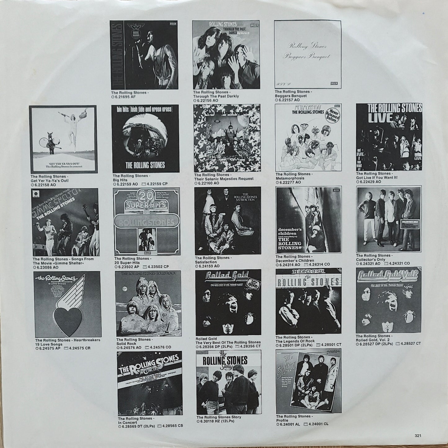 THE ROLLING STONES - The Rolling Stones Story (Coffret 12 vinyles)