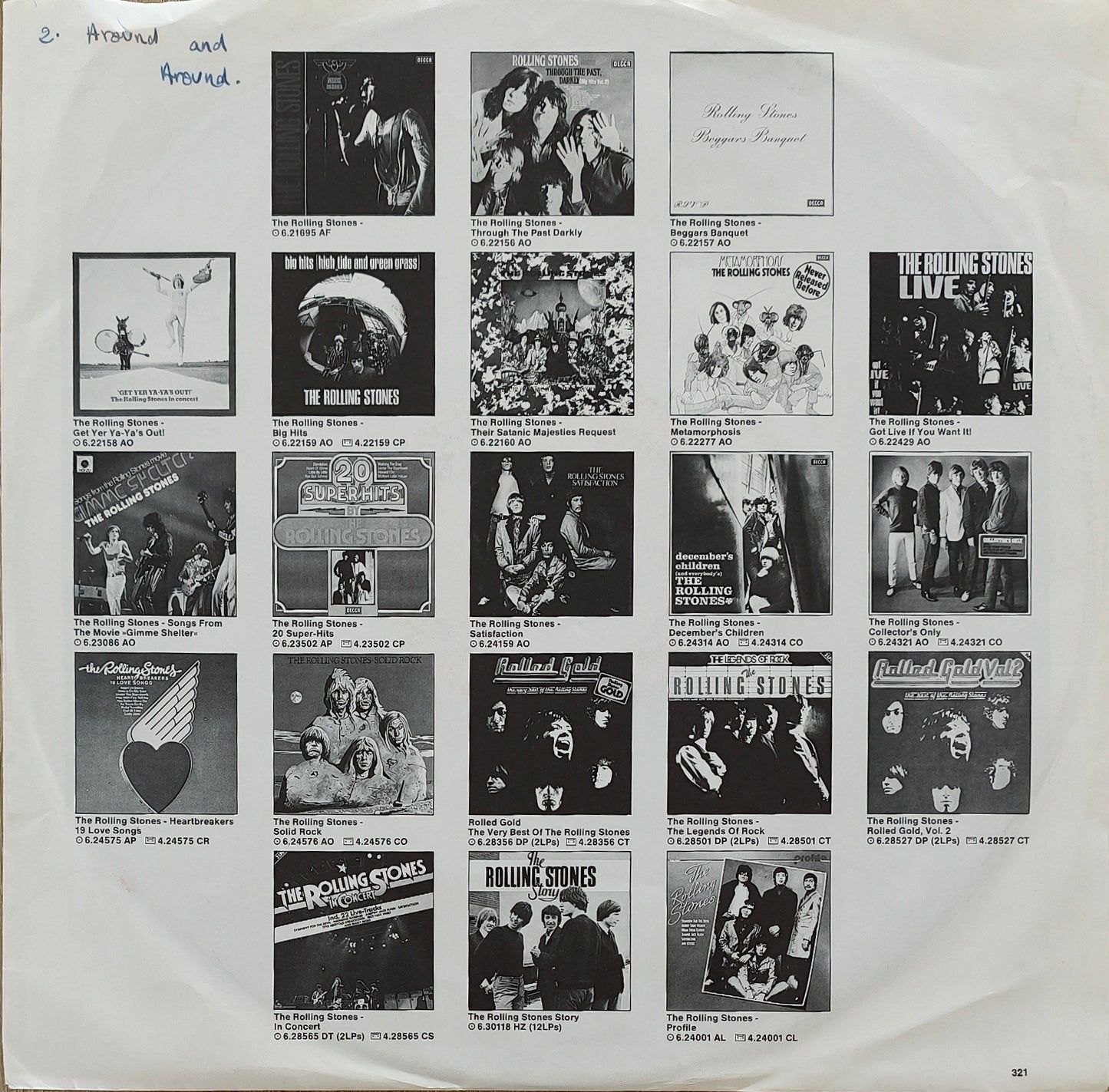 THE ROLLING STONES - The Rolling Stones Story (Coffret 12 vinyles)