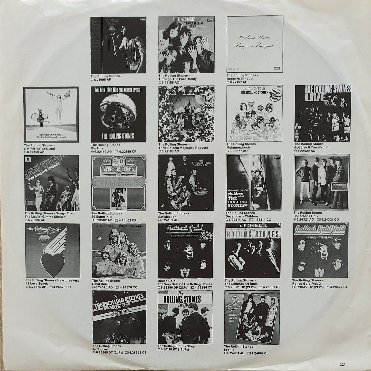 THE ROLLING STONES - The Rolling Stones Story (Coffret 12 vinyles)
