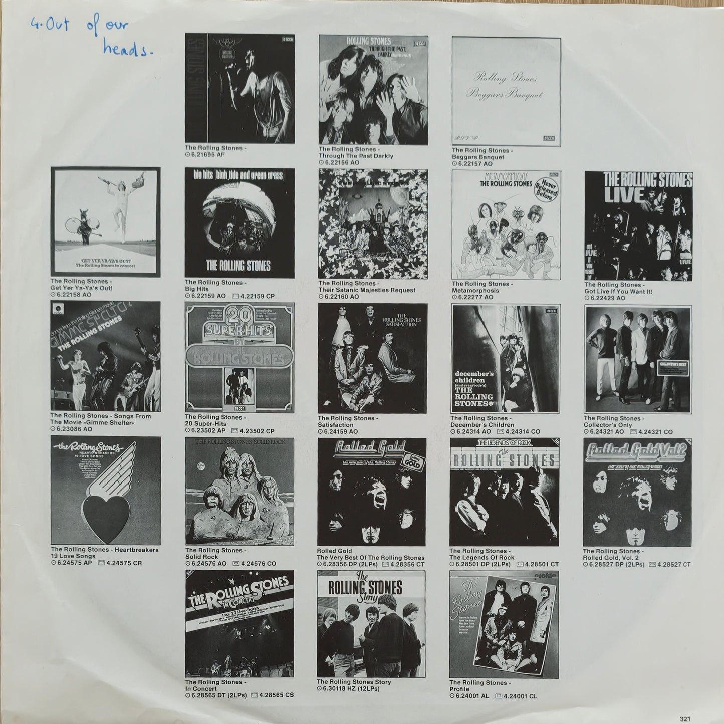 THE ROLLING STONES - The Rolling Stones Story (Coffret 12 vinyles)