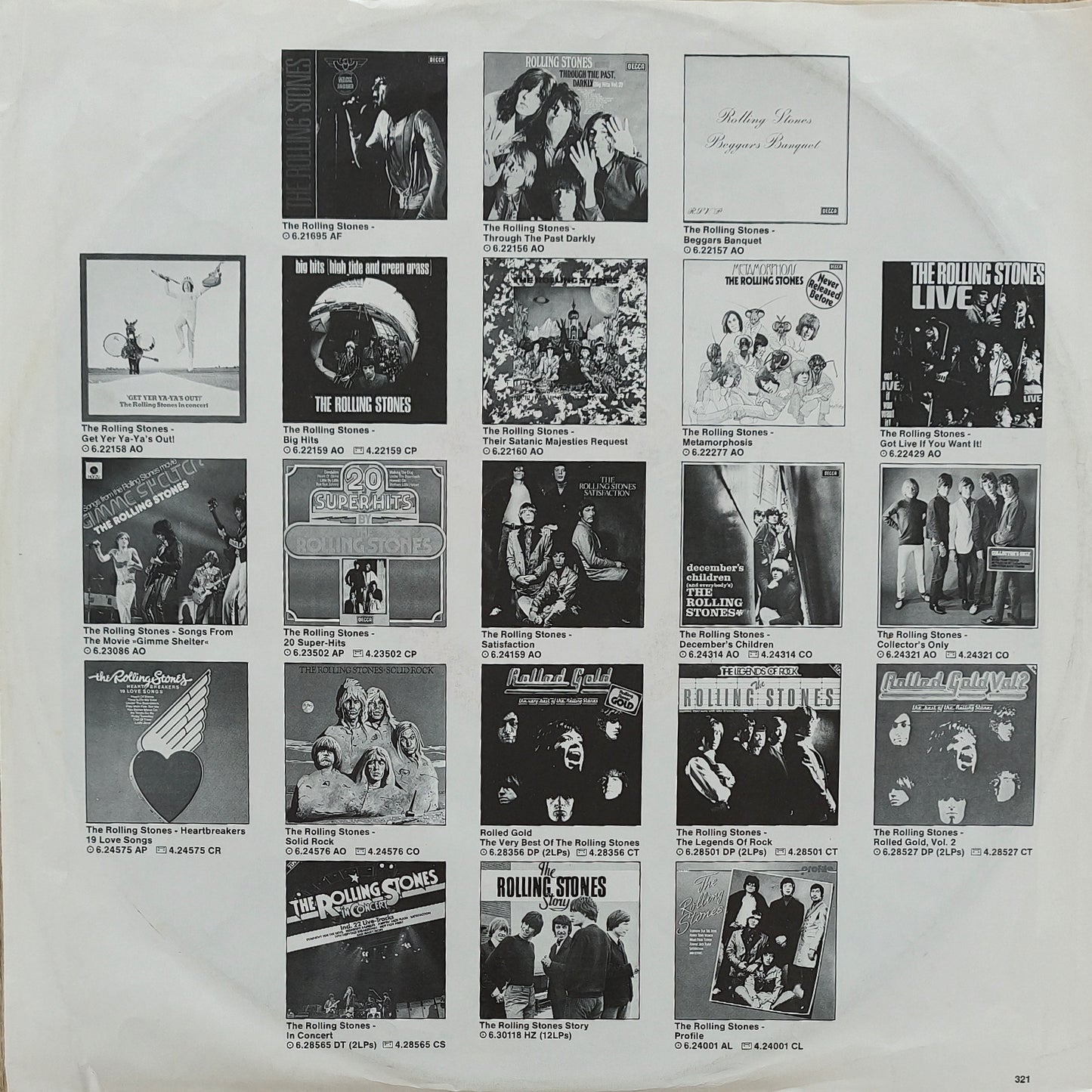 THE ROLLING STONES - The Rolling Stones Story (Coffret 12 vinyles)