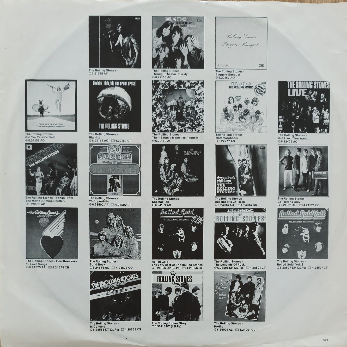 THE ROLLING STONES - The Rolling Stones Story (Coffret 12 vinyles)