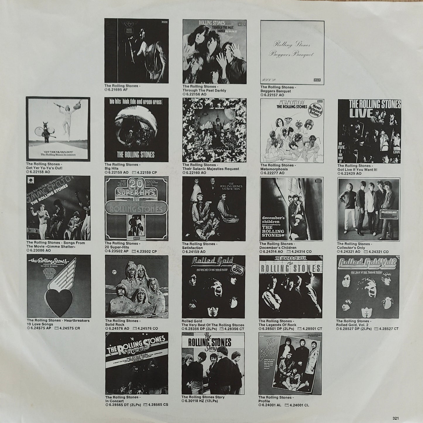THE ROLLING STONES - The Rolling Stones Story (Coffret 12 vinyles)