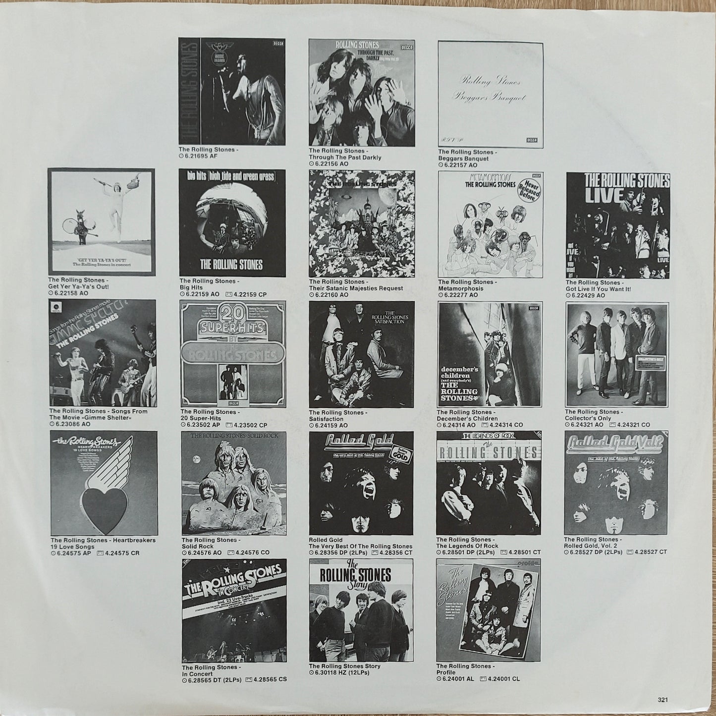THE ROLLING STONES - The Rolling Stones Story (Coffret 12 vinyles)