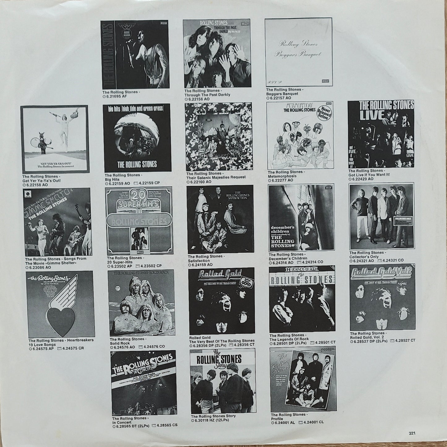 THE ROLLING STONES - The Rolling Stones Story (Coffret 12 vinyles)