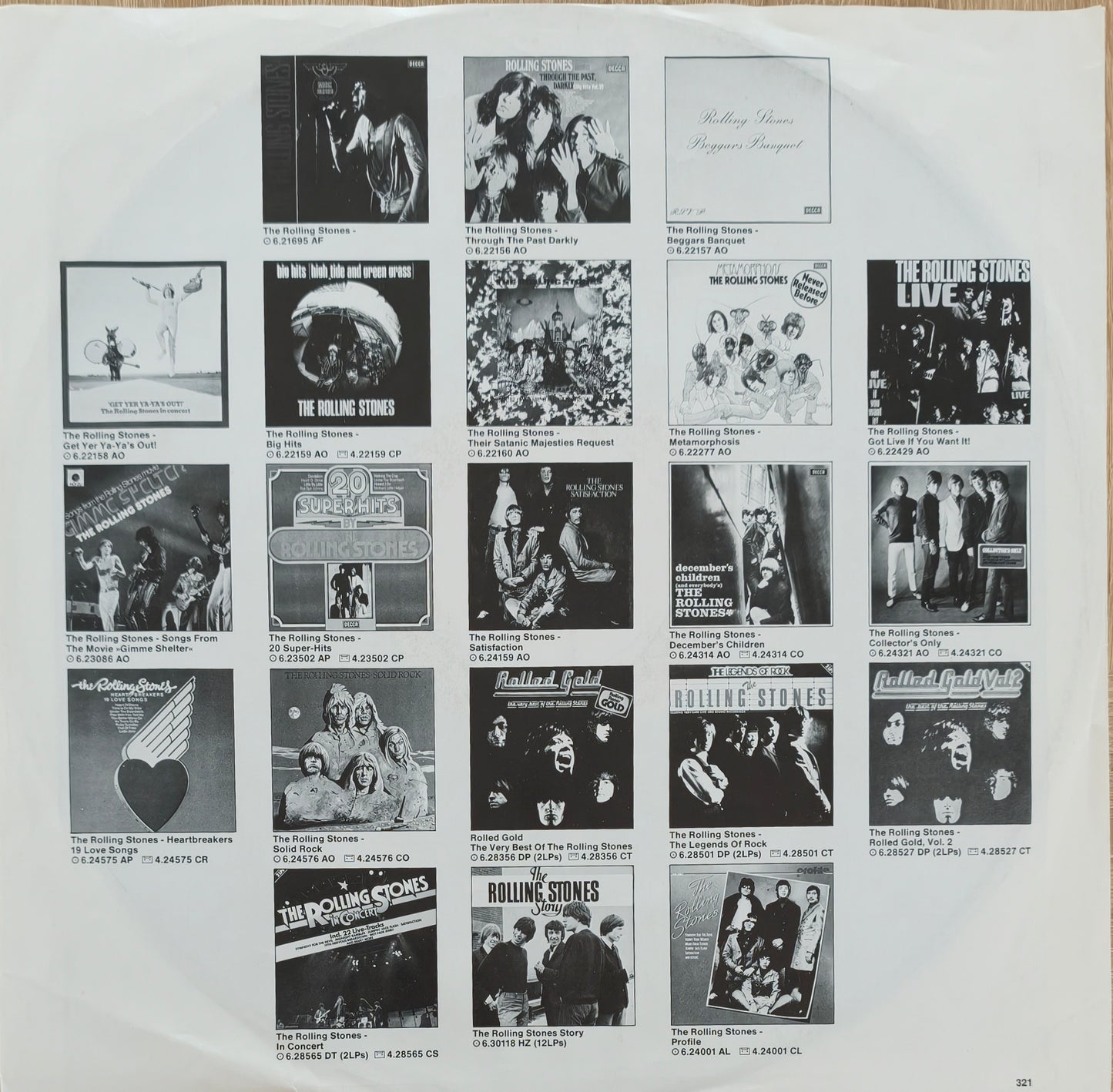 THE ROLLING STONES - The Rolling Stones Story (Coffret 12 vinyles)