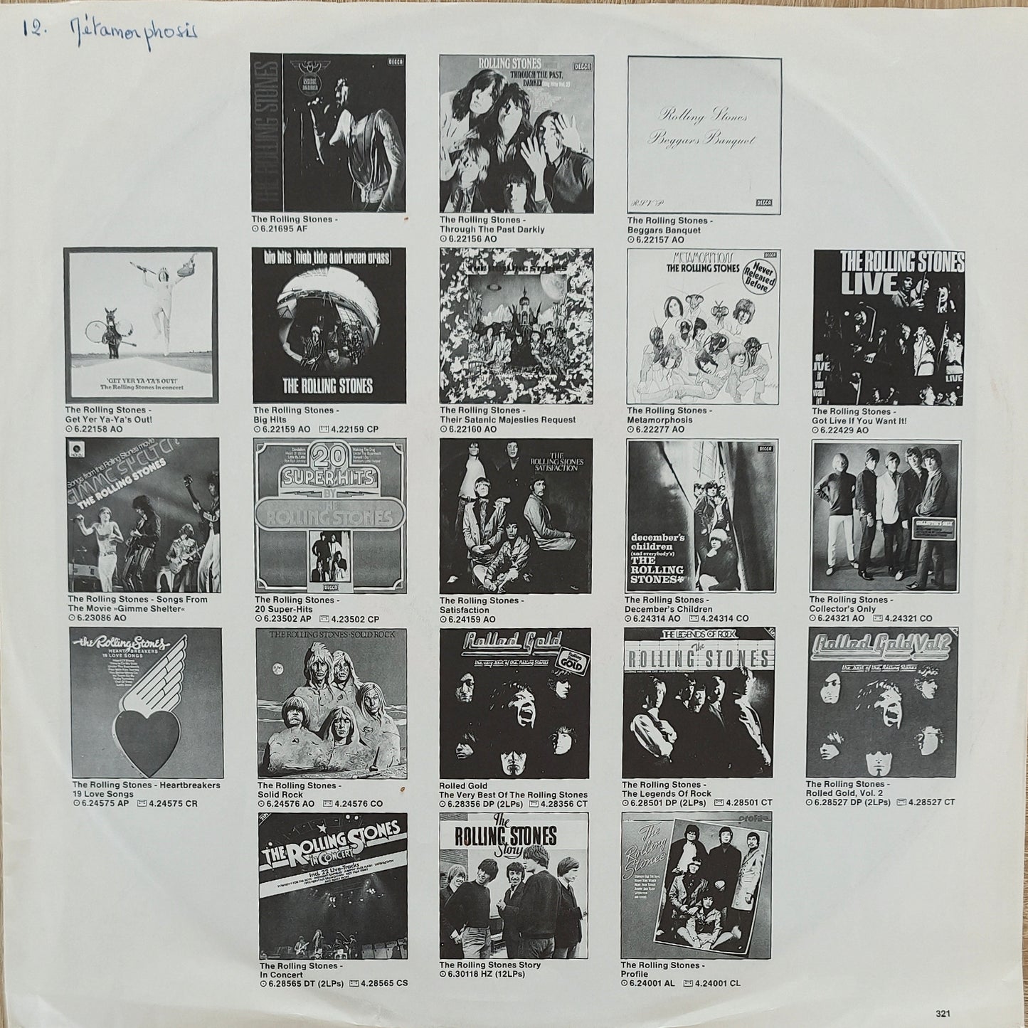 THE ROLLING STONES - The Rolling Stones Story (Coffret 12 vinyles)