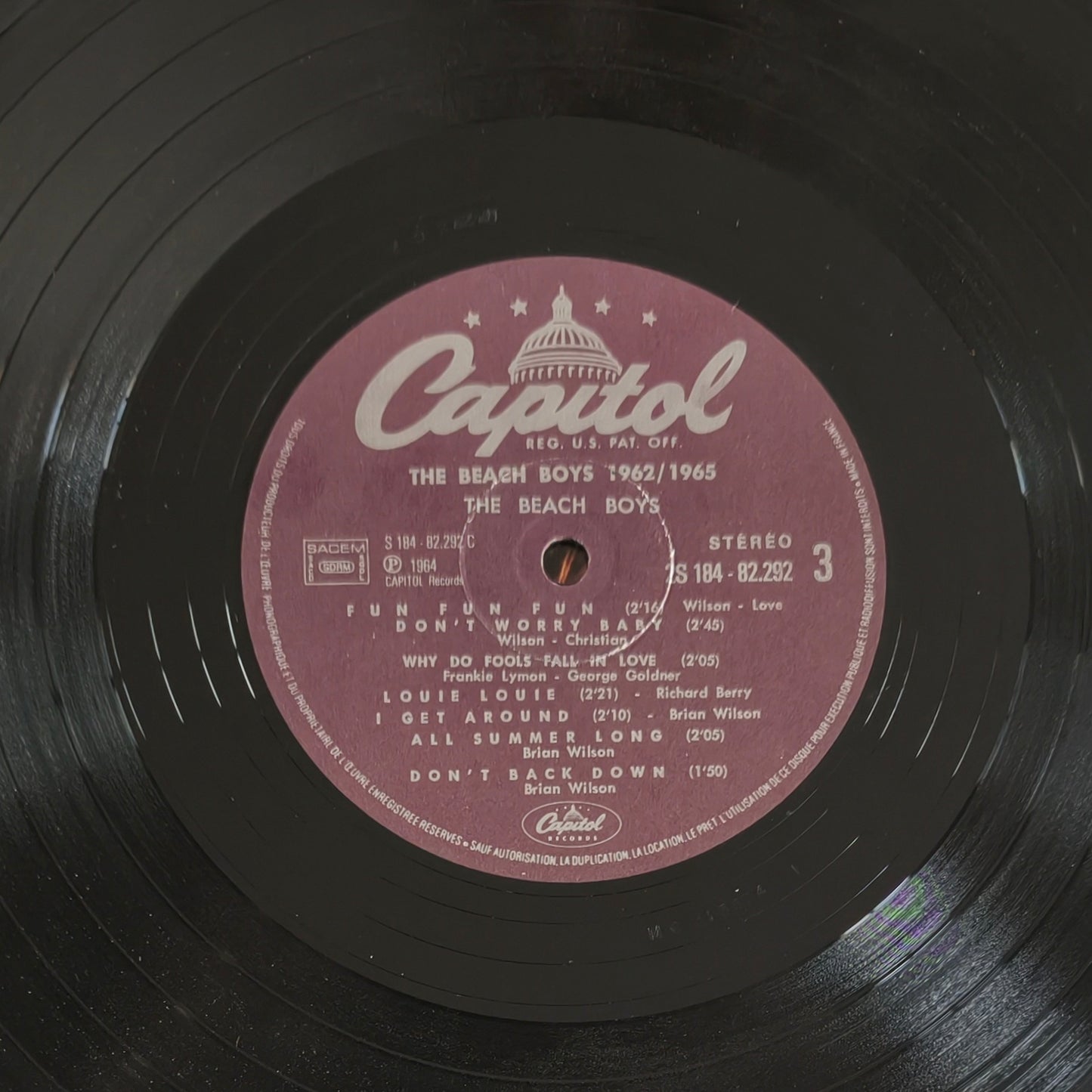 THE BEACH BOYS - 62/65