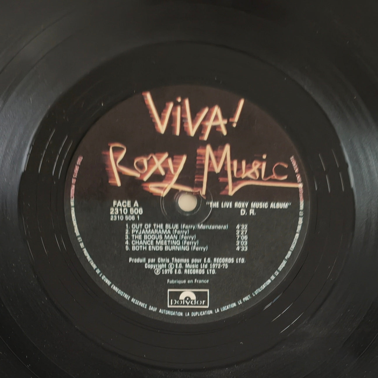 ROXY MUSIC - Viva! The Live Roxy Music Album