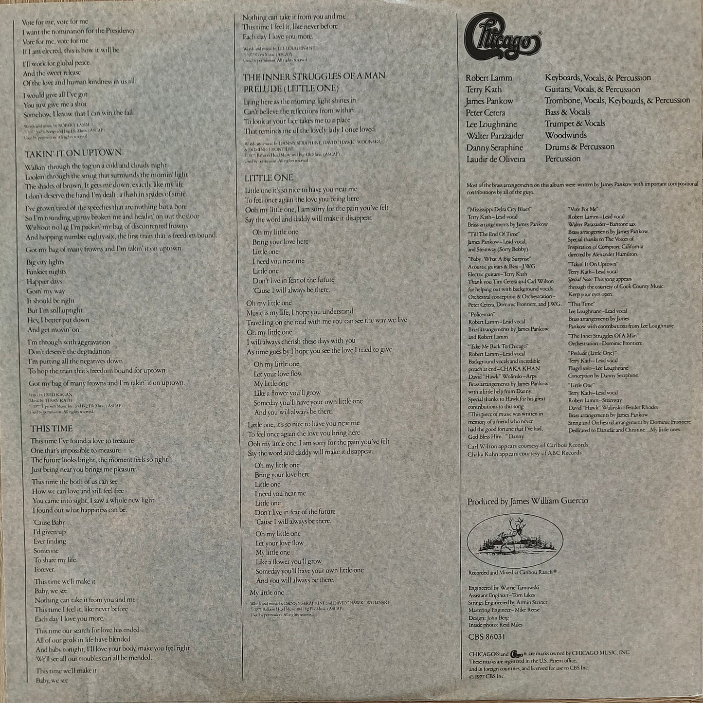 CHICAGO - XI (Pressage US)