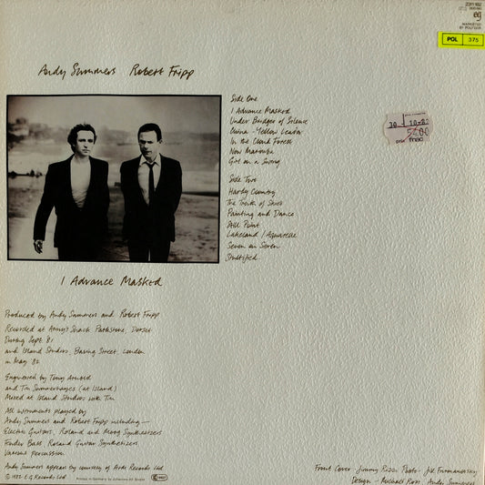 ANDY SUMMERS, ROBERT FRIPP - I Advance Masked