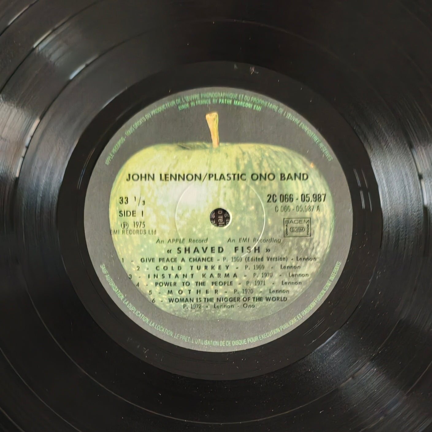 JOHN LENNON / PLASTIC ONO BAND - Shaved Fish