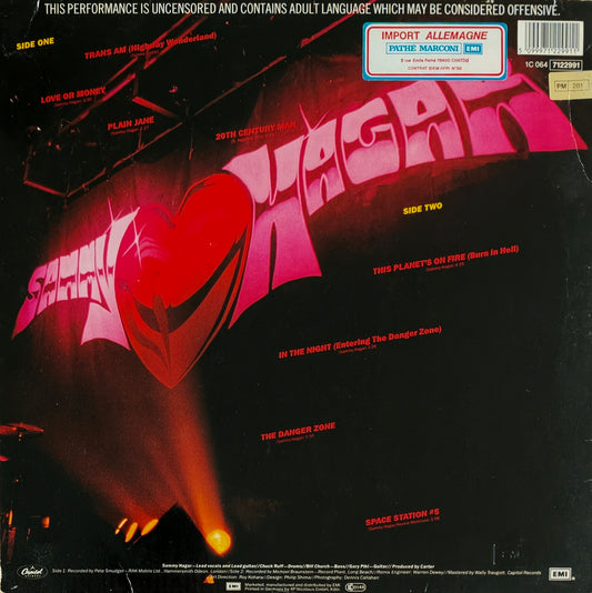 SAMMY HAGAR - Sammy Hagar Live
