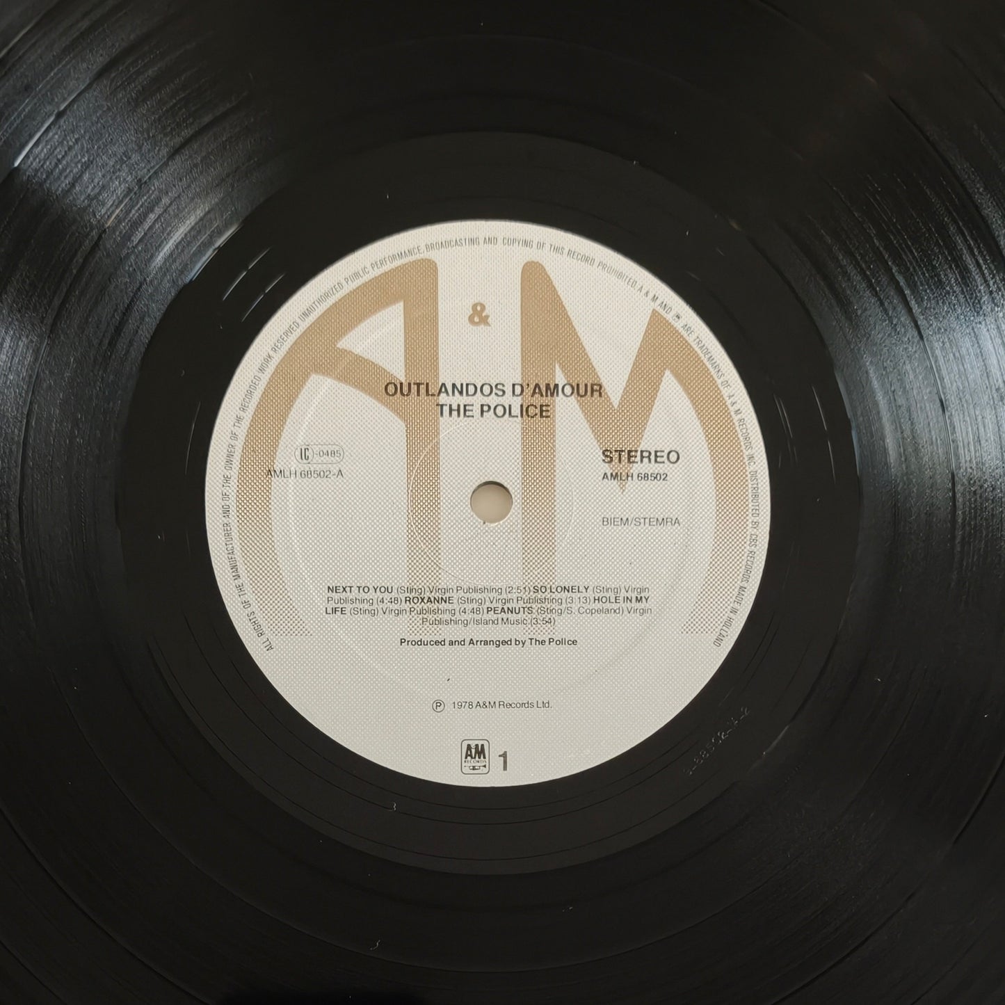 THE POLICE - Outlandos D'Amour