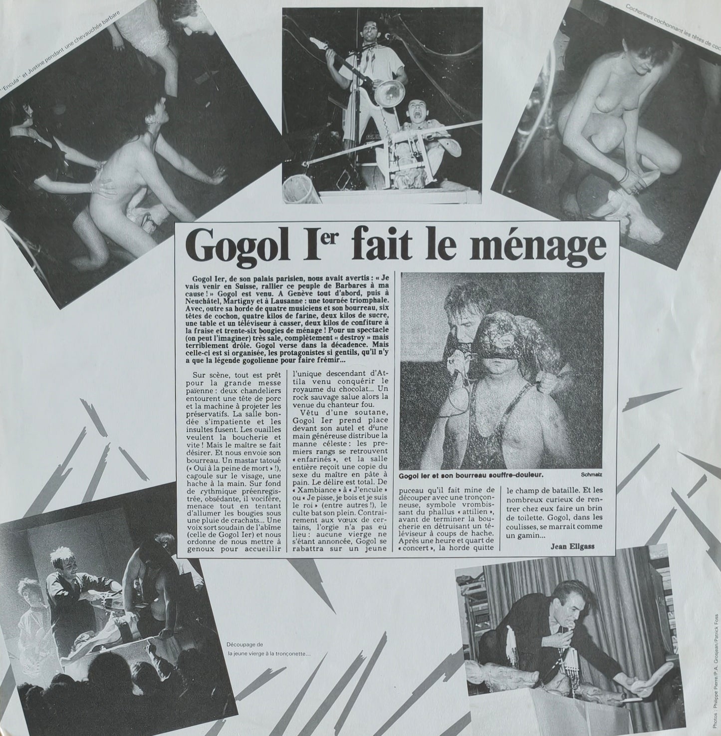 GOGOL PREMIER ET SA HORDE - La Suisse A Genoux - Live