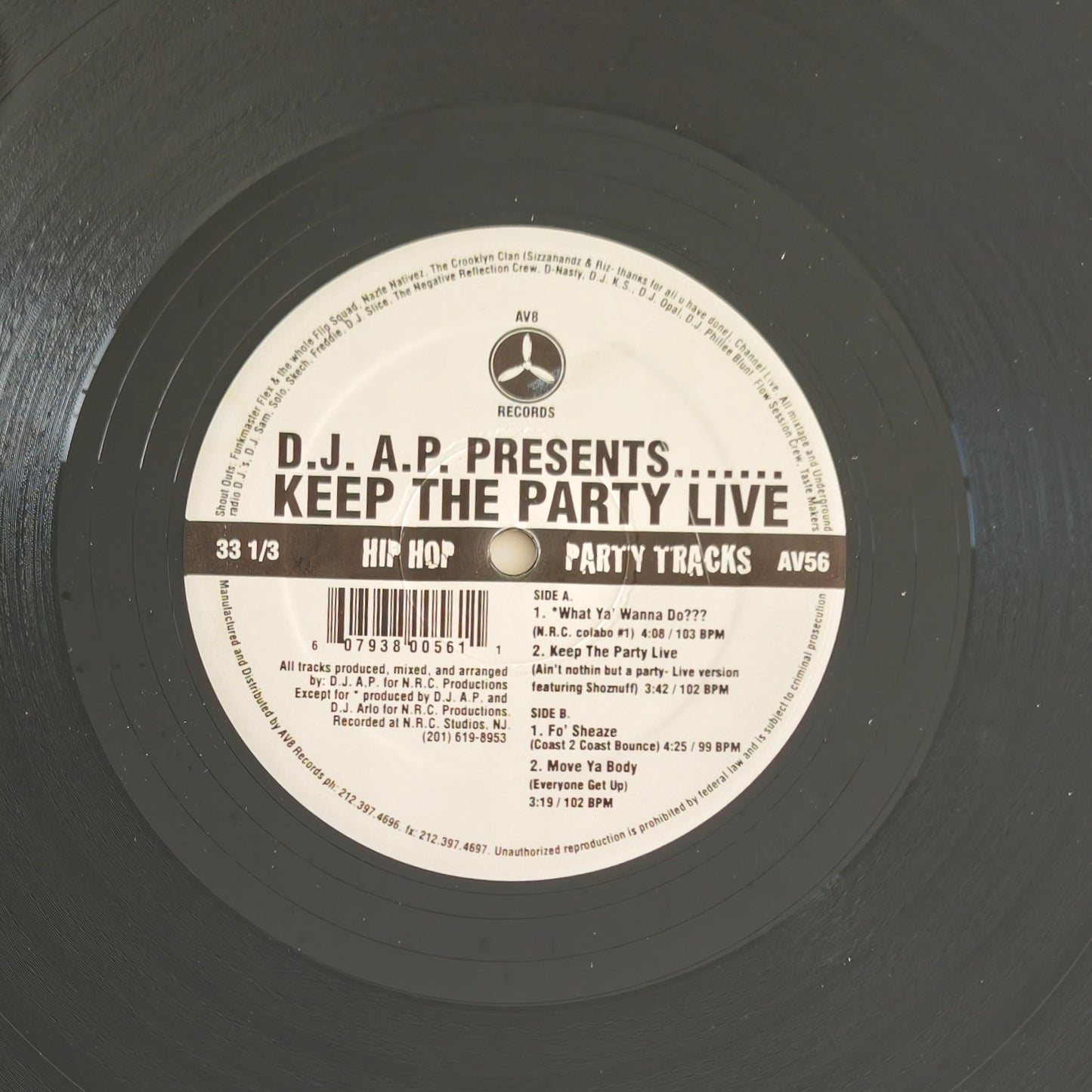 DJ A.P. - D.J. A.P. Presents.......Keep The Party Live