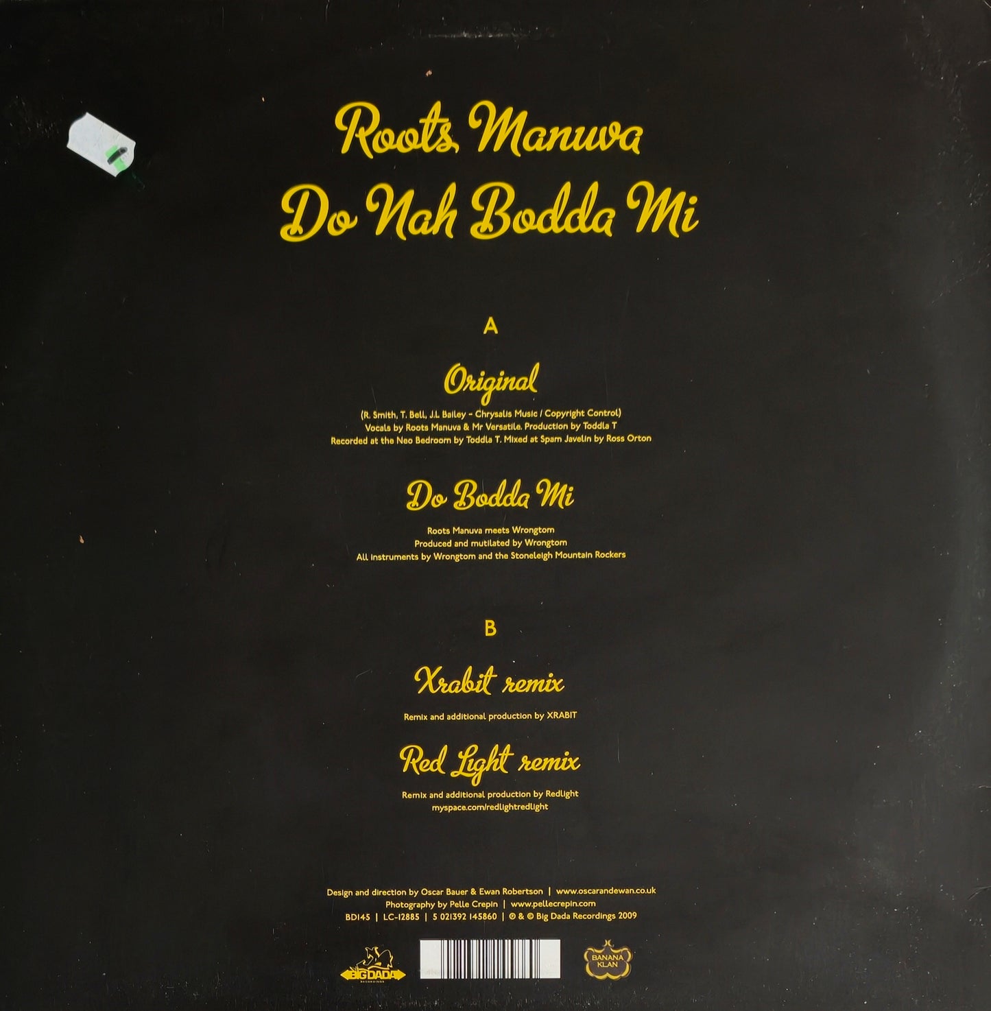 ROOTS MANUVA - Do Nah Bodda Mi