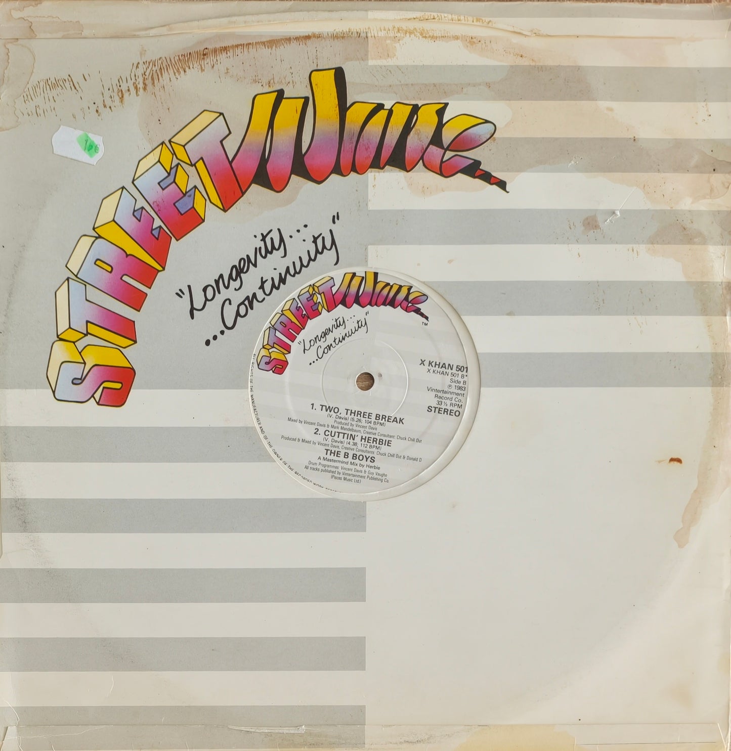 THE B-BOYS - Cuttin' Herbie / Two Three Break