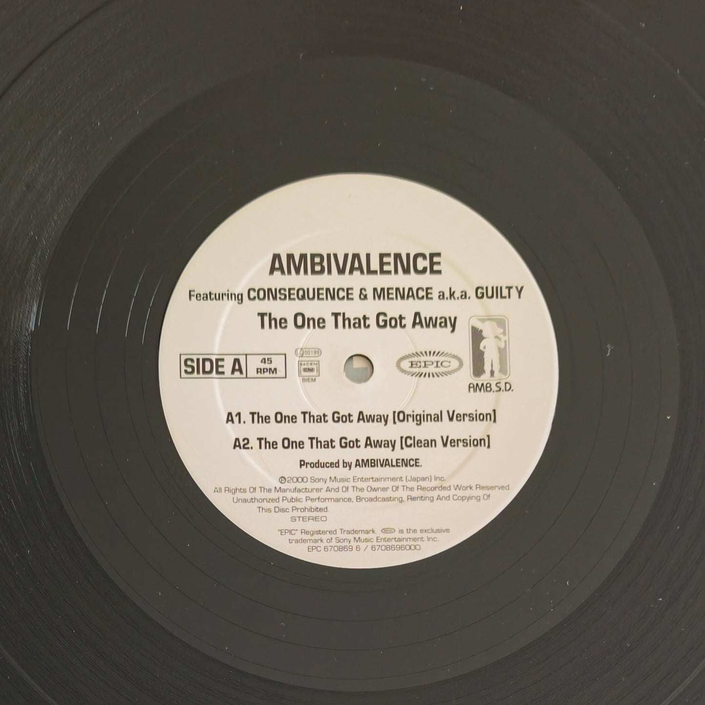 AMBIVALENCE - The One That Got Away / This Is What You Get